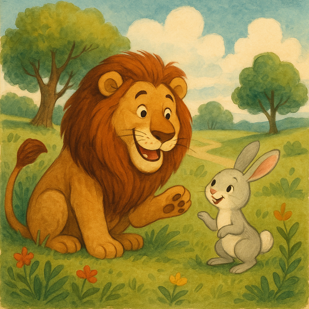 aslan ve tavsan masali 1 Aslan Ve Tavşan Masalı | Çocuklar İçin Eğitici Masal
