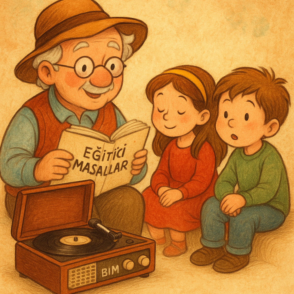 egitici masalci plak calar bim Eğitici Masalcı Plak Çalar Bim | Çocuklar İçin Eğitici Masal