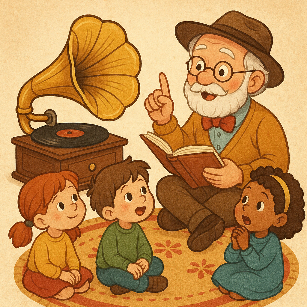 egitici masalci plak calar Eğitici Masalcı Plak Çalar | Çocuklar İçin Eğitici Masal