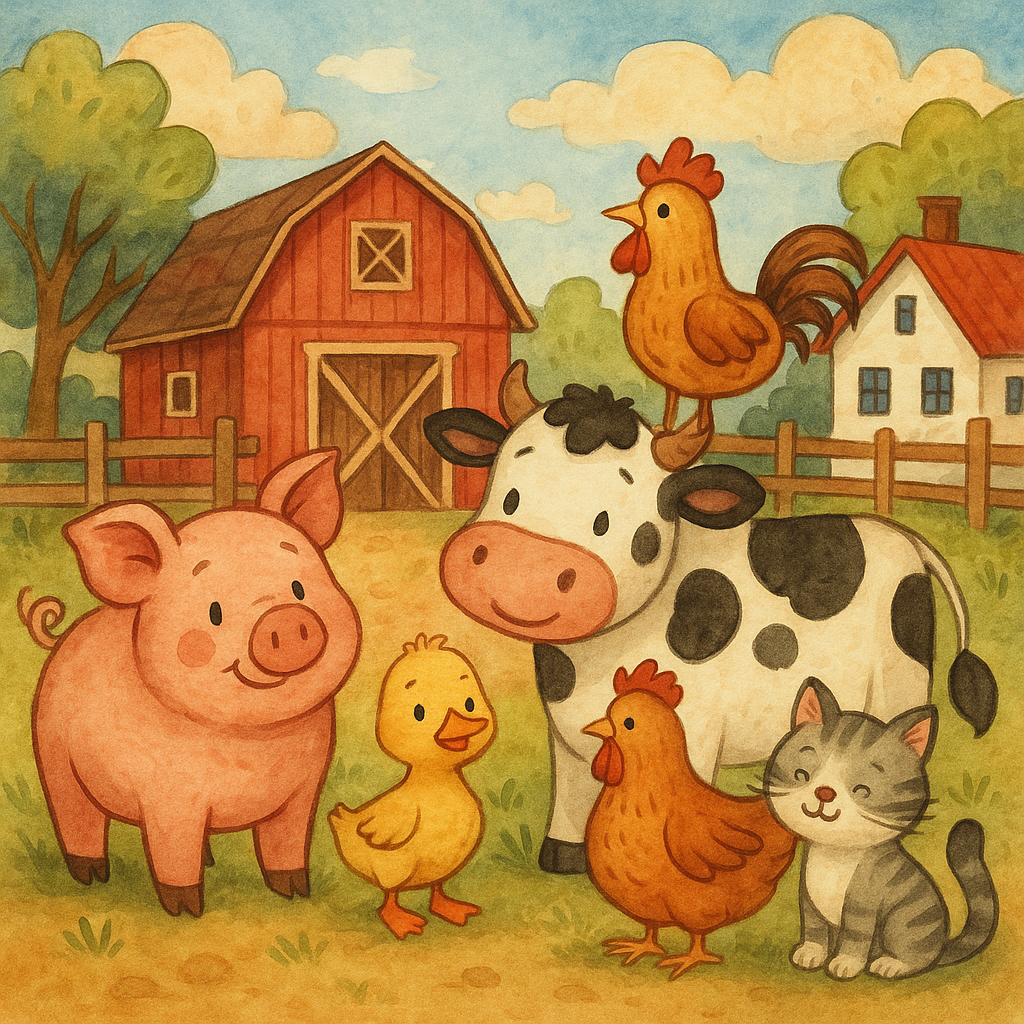 hayvan ciftligi masali Hayvan Çiftliği Masalı | Çocuklar İçin Eğitici Masal